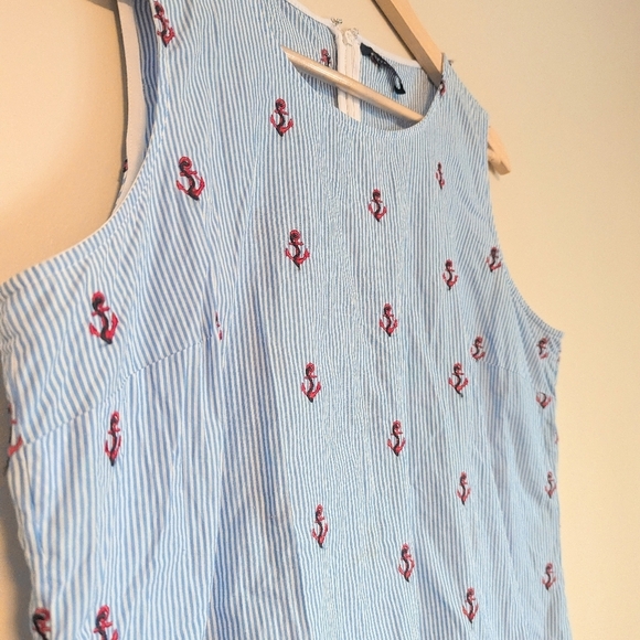 Tommy Hilfiger Striped Anchor Top - Picture 2 of 5